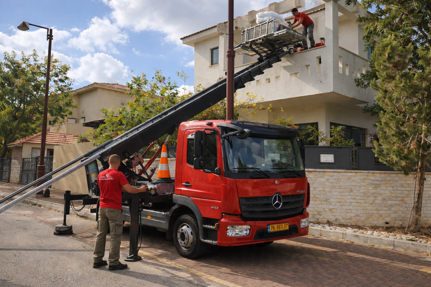 מנוף הרמה בנתניה